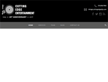 Tablet Screenshot of cuttingedgedjs.com
